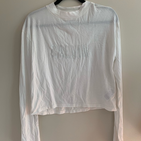 Calvin Klein Mock Neck Long Sleeve - Picture 2 of 3